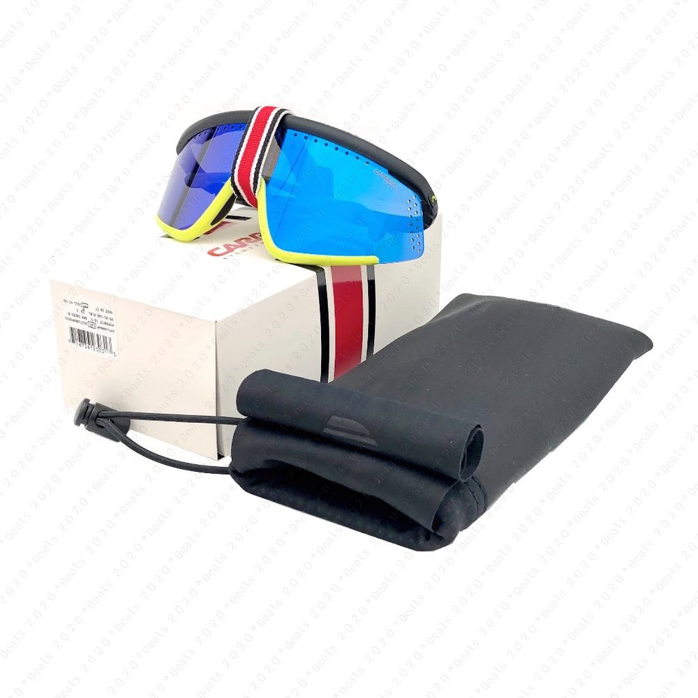 Carrera Hyperfit 10/S BHP/Z0 Green Black / Blue Lens Sunglasses